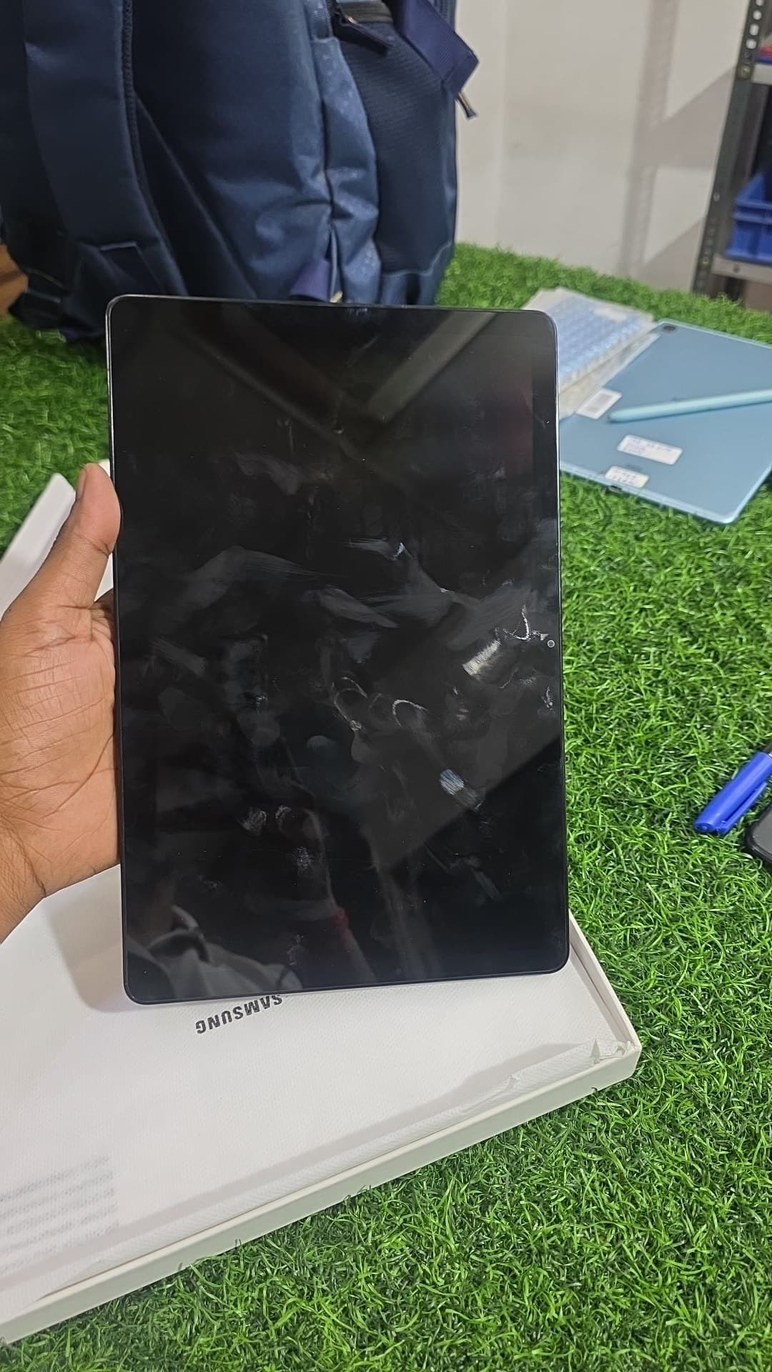 Samsung Galaxy Tab A9+ 4 GB RAM 64 GB ROM 11.0 inch with Wi-Fi+5G Qualcomm Snapdragon 695 Tablet (Navy)