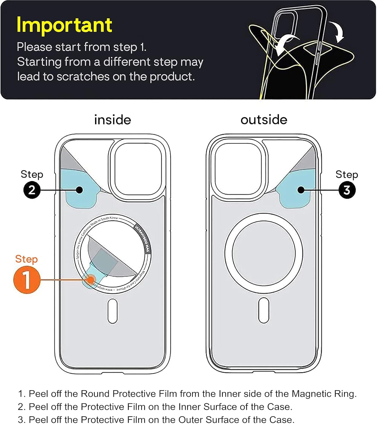 Case Cover For Iphone 11 Pro | Compatible For Back Cover | Scratch-resistant | Clear