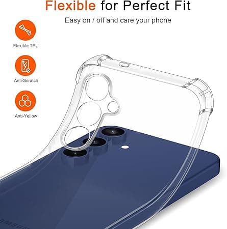 Transparent Mobile Phone Case Cover for Samsung Galaxy S26 FE 5G
