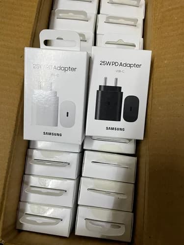 Samsung Original 25w Type-c Travel Adaptor Without Cable, Black
