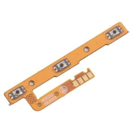 Power On Off & Volume Button Flex For Motorola Moto Edge 60 Fusion | Side Key Switch Replacement Spare Part