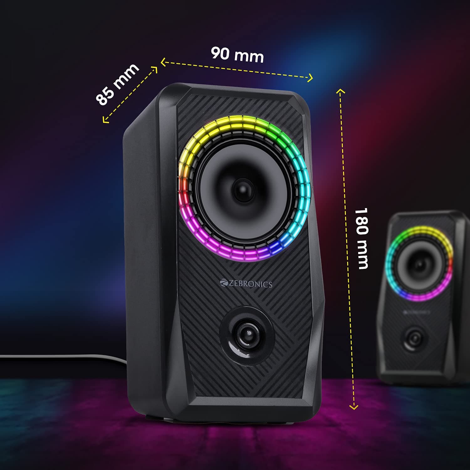Zebronics Zeb-warrior 4, 2.0 Speaker For Pc
